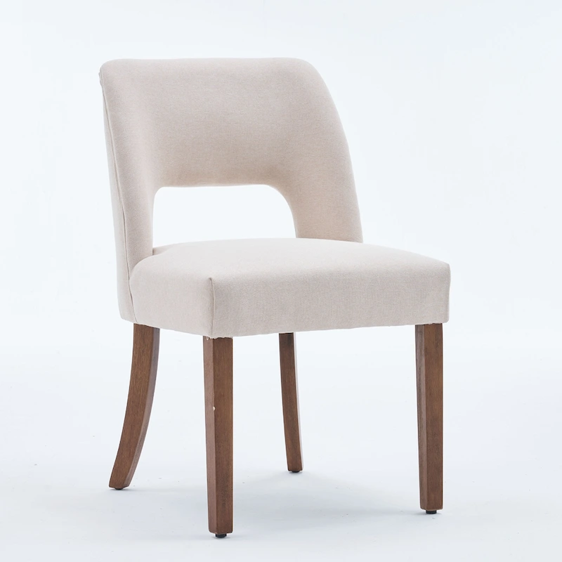 Set of 4 Fabric-upholstered Dining Chairs