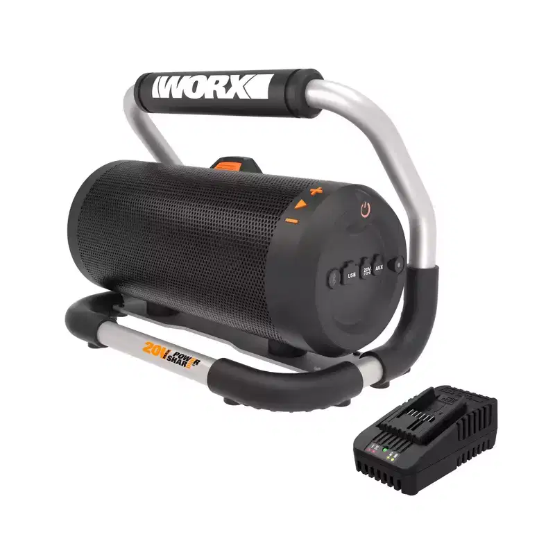 Worx WX009L 20V Cordless Bluetooth Speaker (Battery & Charger Included)