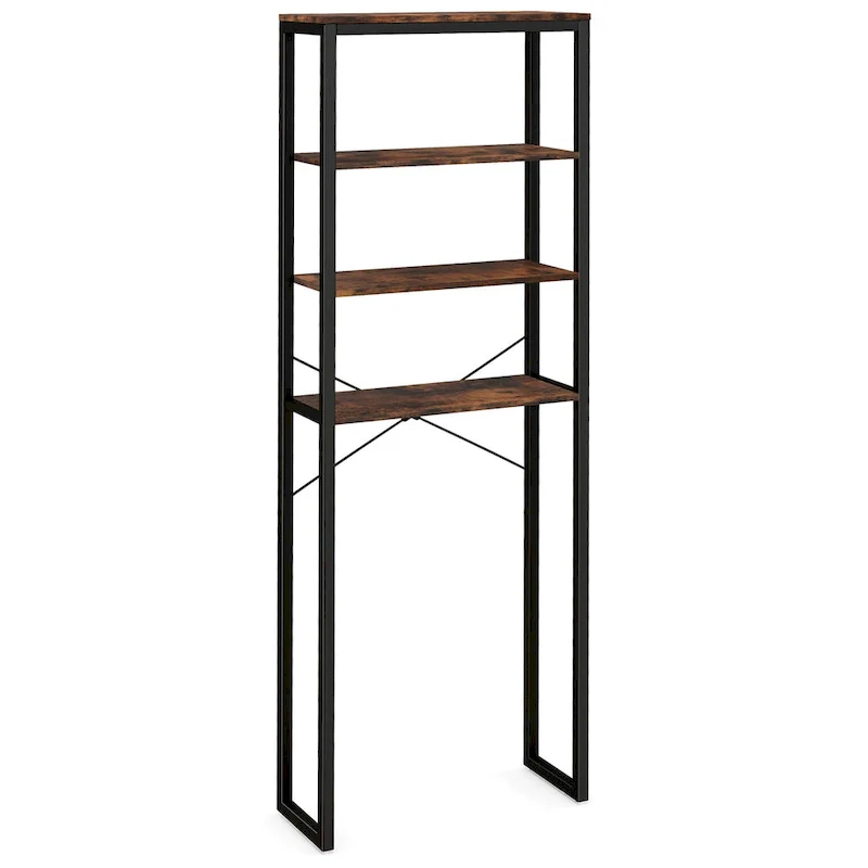 Costway 4-Tier Over the Toilet Storage Rack Freestanding Bathroom - See Details