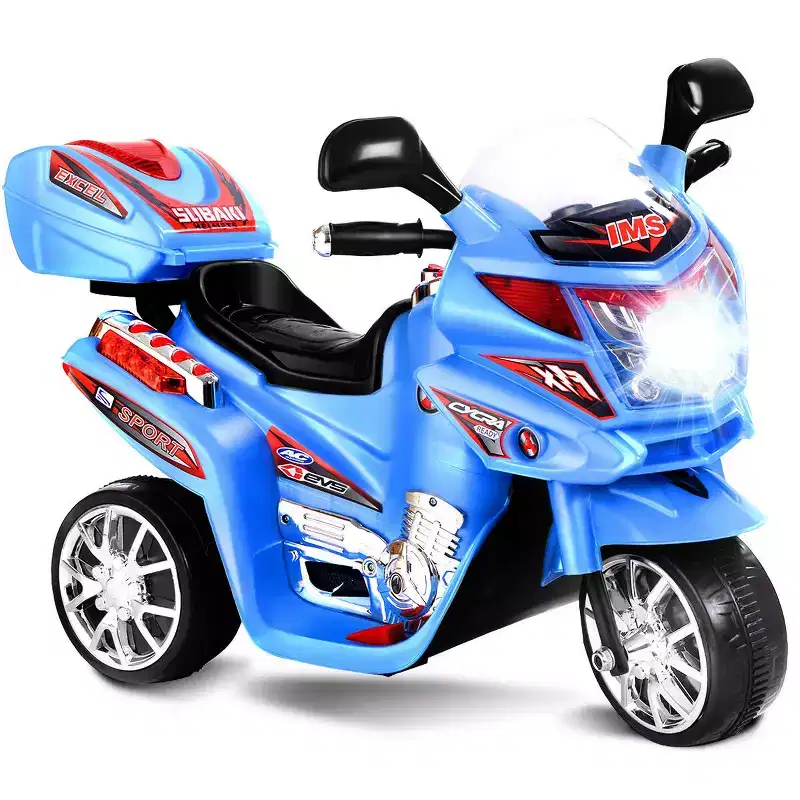 Costway 3 Wheel Kids Ride On Motorcycle 6V Battery Powered Electric Toy Power Bicycle