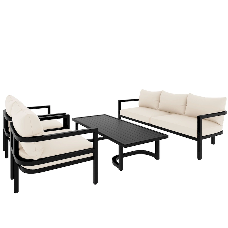 Multi-person Outdoor Steel Sofa Set