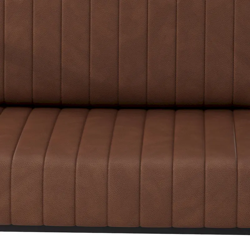PU Leather Feature Armchair with Thick Padded Backrest