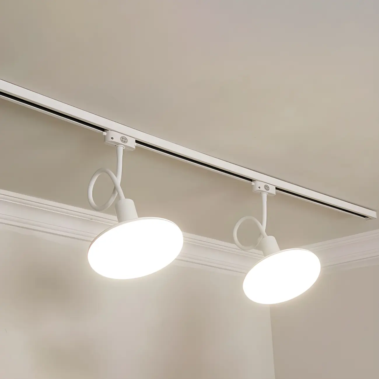 5-Light Modern LED Track Lighting with Adjustable Head