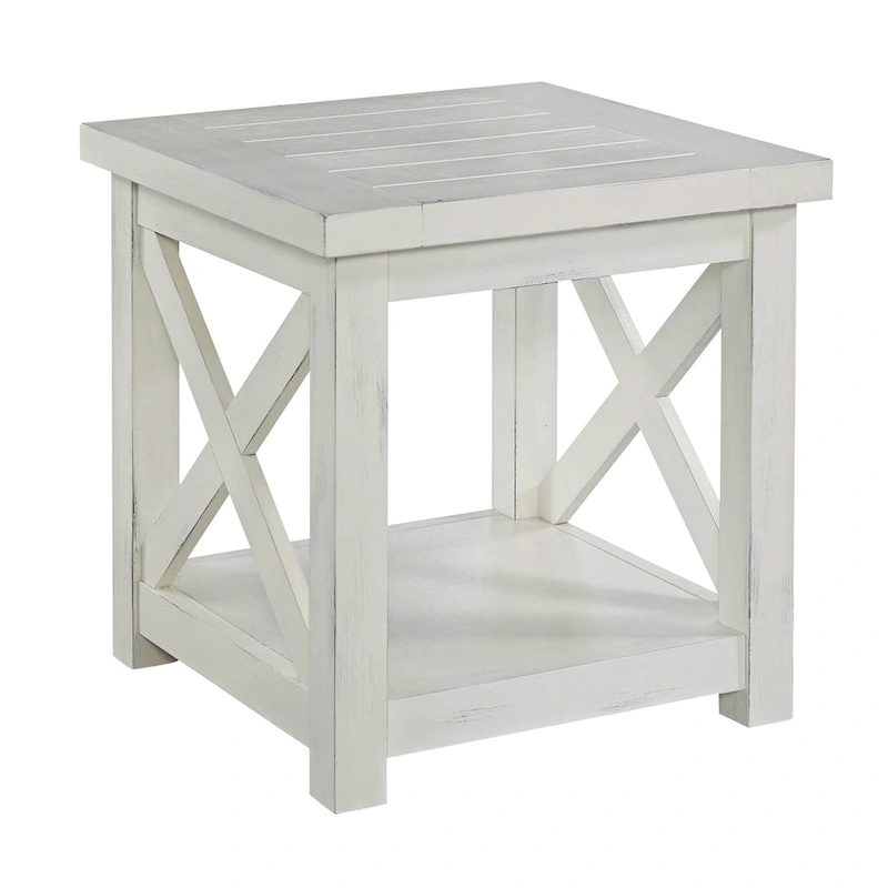 Seaside Lodge Off-White End Table