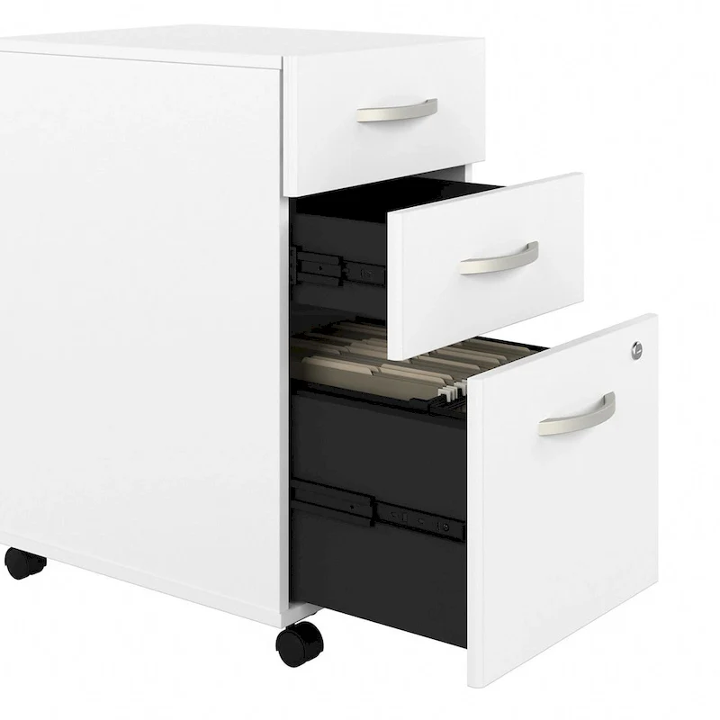Hybrid 3 Drawer Mobile File Cabinet by Bush Business Furniture