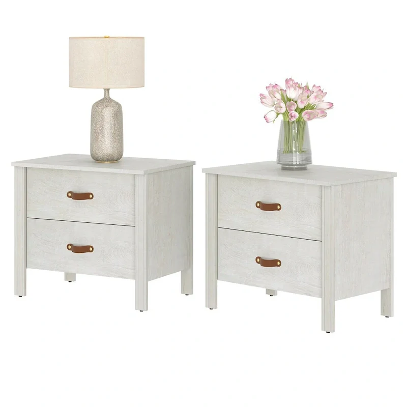 Small Side Table End Table Nightstand with Drawers