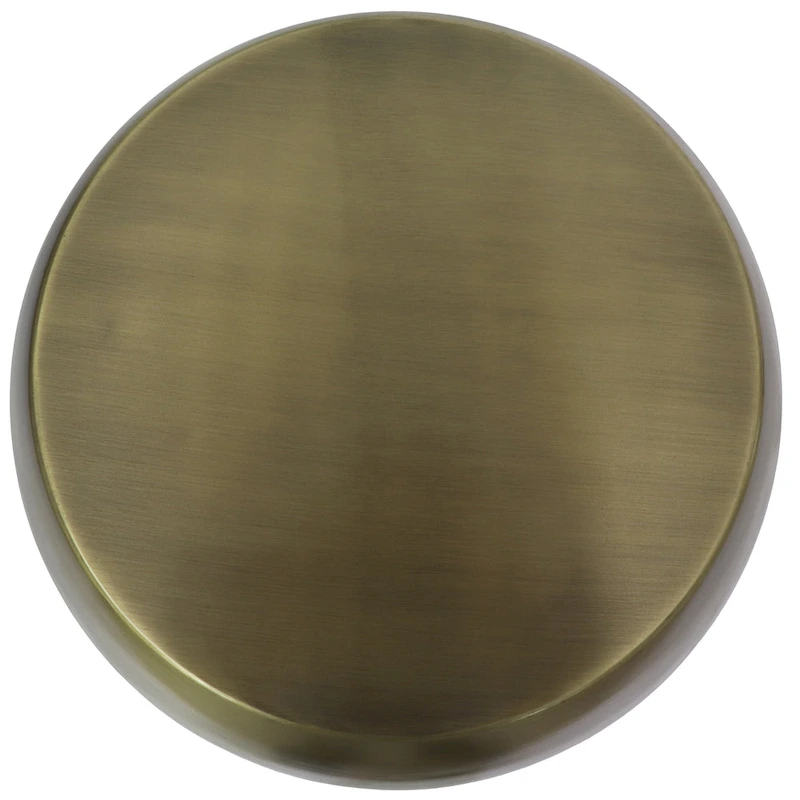 WYNDENHALL Cristy Industrial 16 inch Wide Metal Accent Side Table, Fully Assembled - 16 W x 16 D x 19.5 H