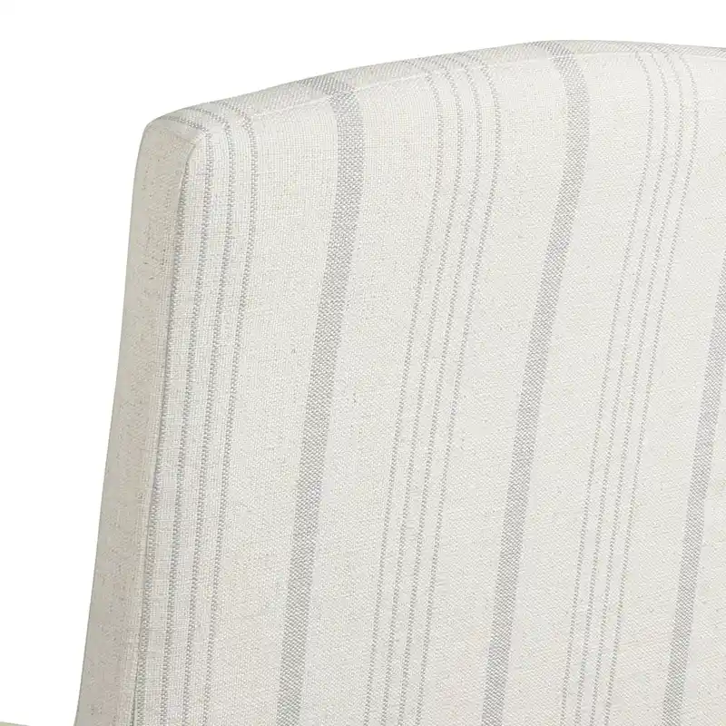 HomePop Classic Parsons Dining Chair - Dove Grey Stripe (Set of 2)