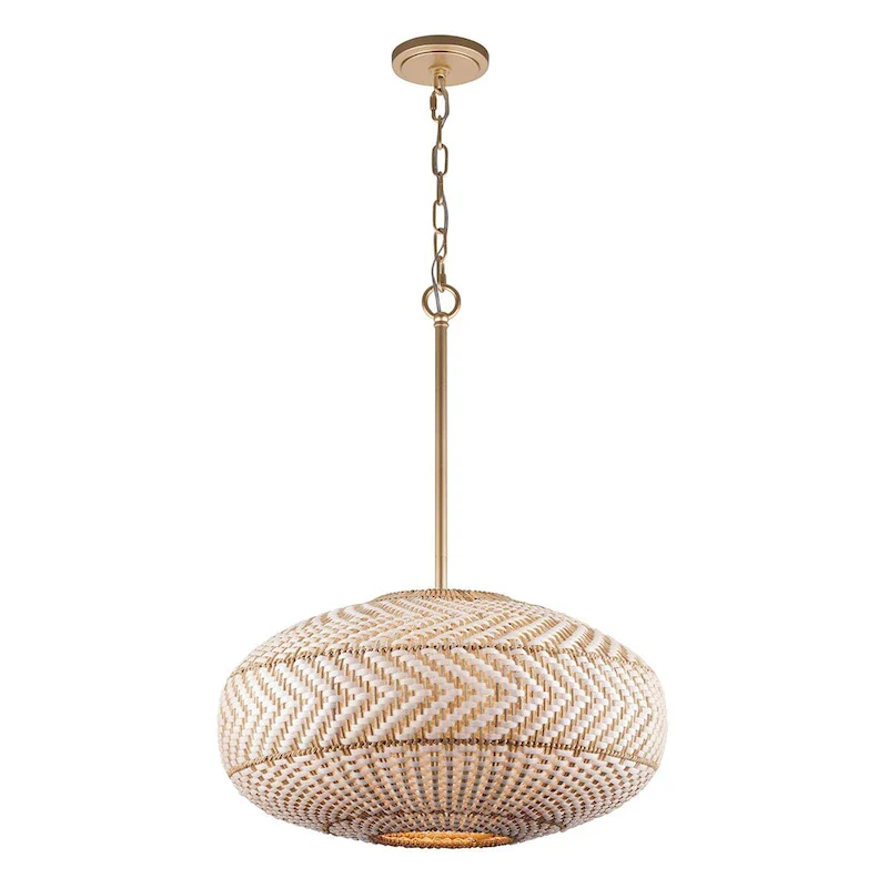 Zanzibar 4 Light Soft Gold Pendant