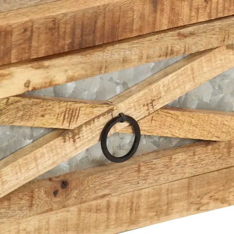 vidaXL Coffee Table 43.3 x19.7 x15  Solid Wood Mango