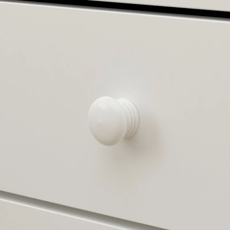 White 5-Drawer Changing Table Dresser, Single User