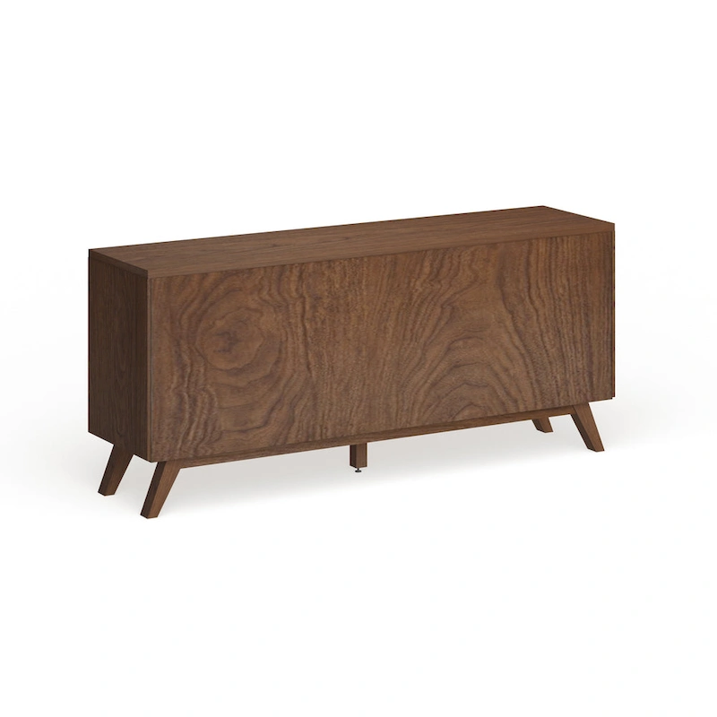Mid-Century White and Brown Dresser by Baxton Studio