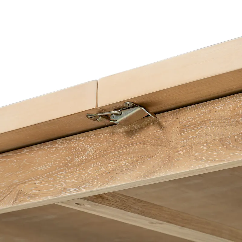 7-Piece Wooden Dining Table Set with Extendable Table & 6 Chairs