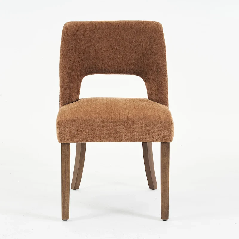 Upholstered Back Side Dining Chair Set of 2