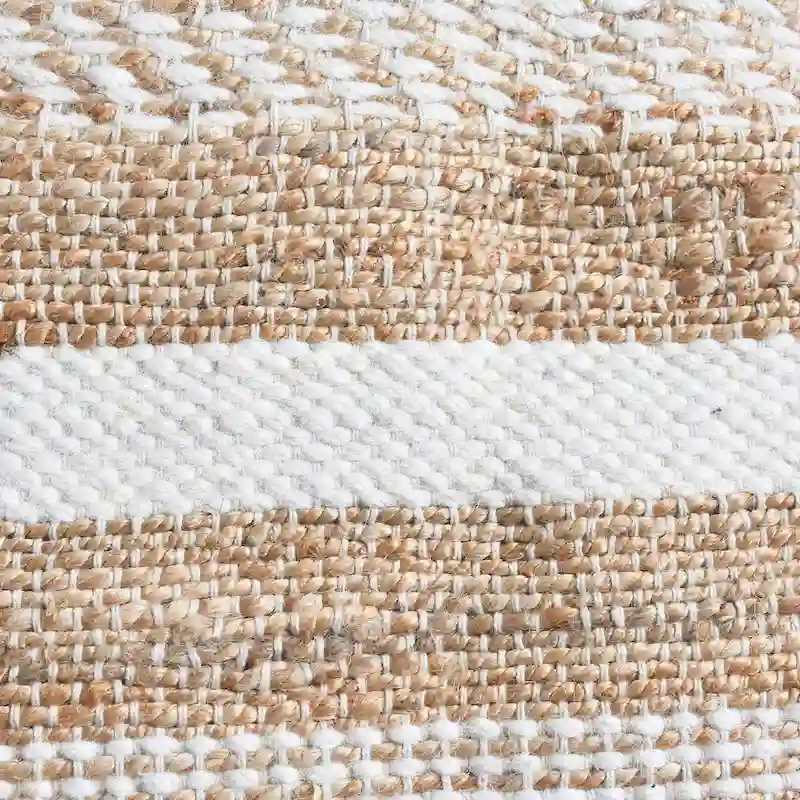 Caiman Handcrafted Boho Fabric Pouf by