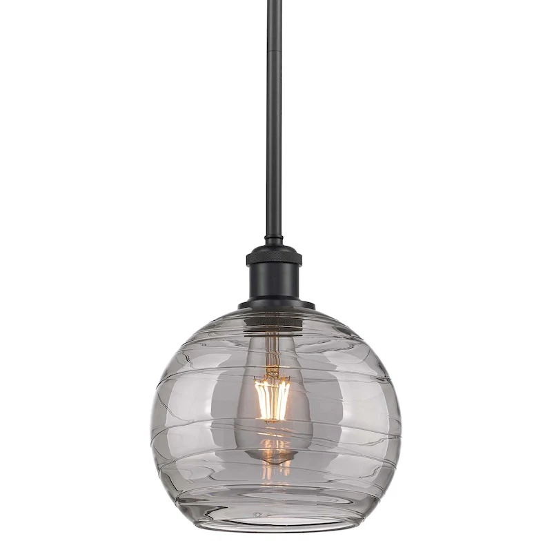 Innovations Lighting 516-1S-10-8 Athens Deco Swirl Pendant Athens Deco
