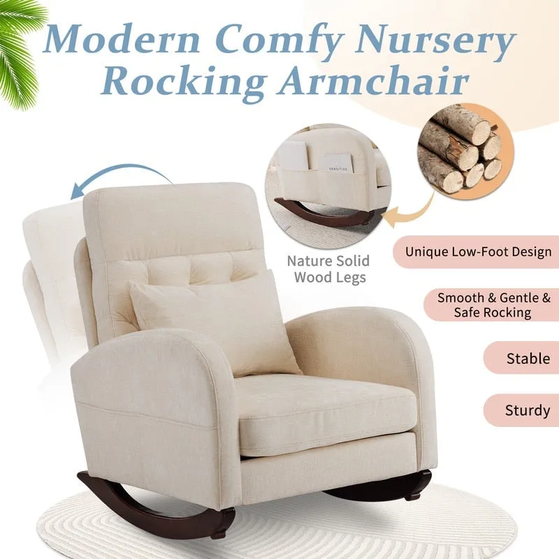 Upholstered Rocking Chair