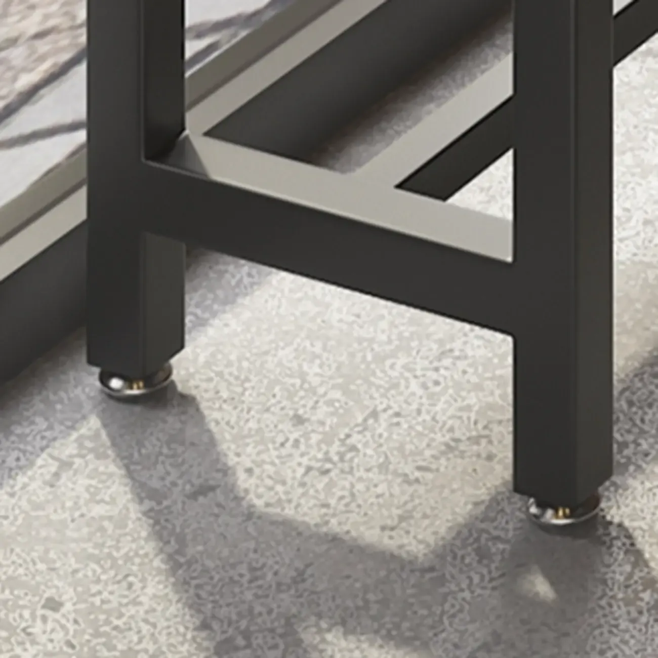 Natural Finish Rectangular Wood Metal Long Trestle Bar Table