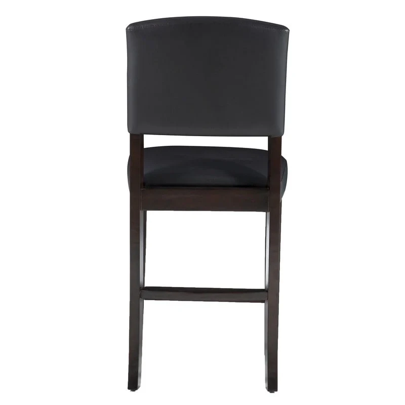 Faux Leather 24.17-inch Espresso Counter Stool