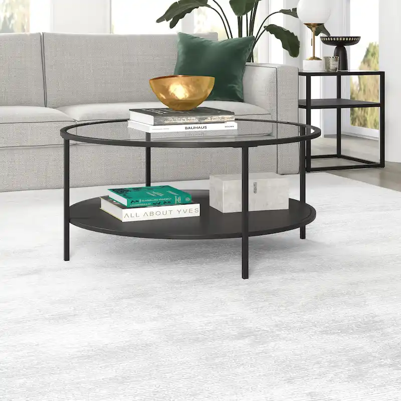 Sivil 36 Wide Round Coffee Table