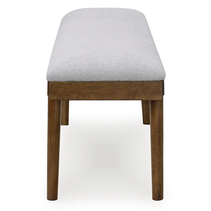 Signature Design by  Lyncott Gray/Brown 59 Upholstered Dining Bench - 59.25 W x 15.13 D x 19.75 H