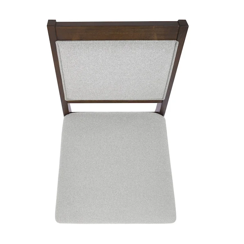 HomePop Open Back Upholstered Wood Frame Dining Chair - Set of 2