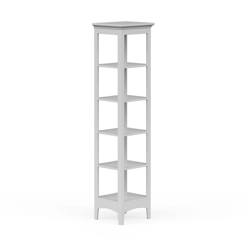 Teamson Home Madison Freestanding Linen Tower - 13L x 15W x 63H