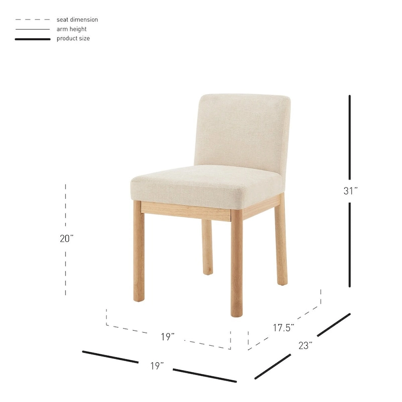 Bloomfield Chenille Low-Back / High-Back Dining Side Chair (Set of 2)