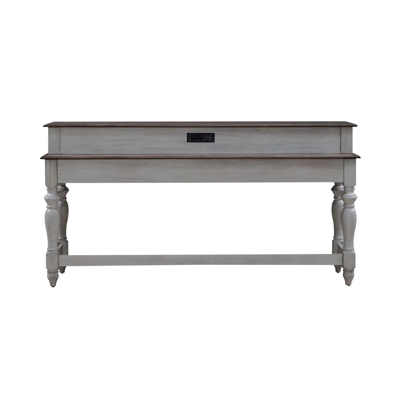 Ocean Isle Antique White 4-Piece Console Table Set