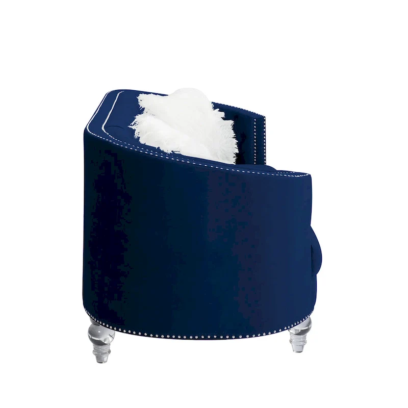 Living Room Velvet Sofa