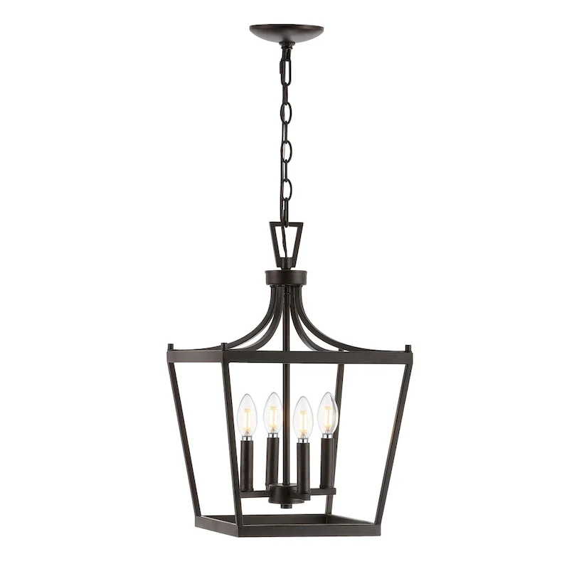 SAFAVIEH Lighting Olgica 4-light Pendant - 13 x13 x24.75-96.75  - 13Wx13Dx97H