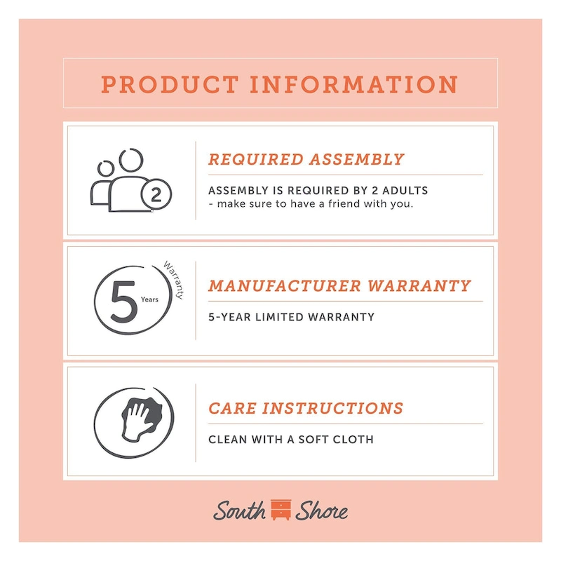 South Shore Dylane 6-Drawer Double Dresser