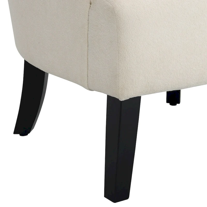 29 Upholstered Arm Chair with High-Density Foam and Channel Back
