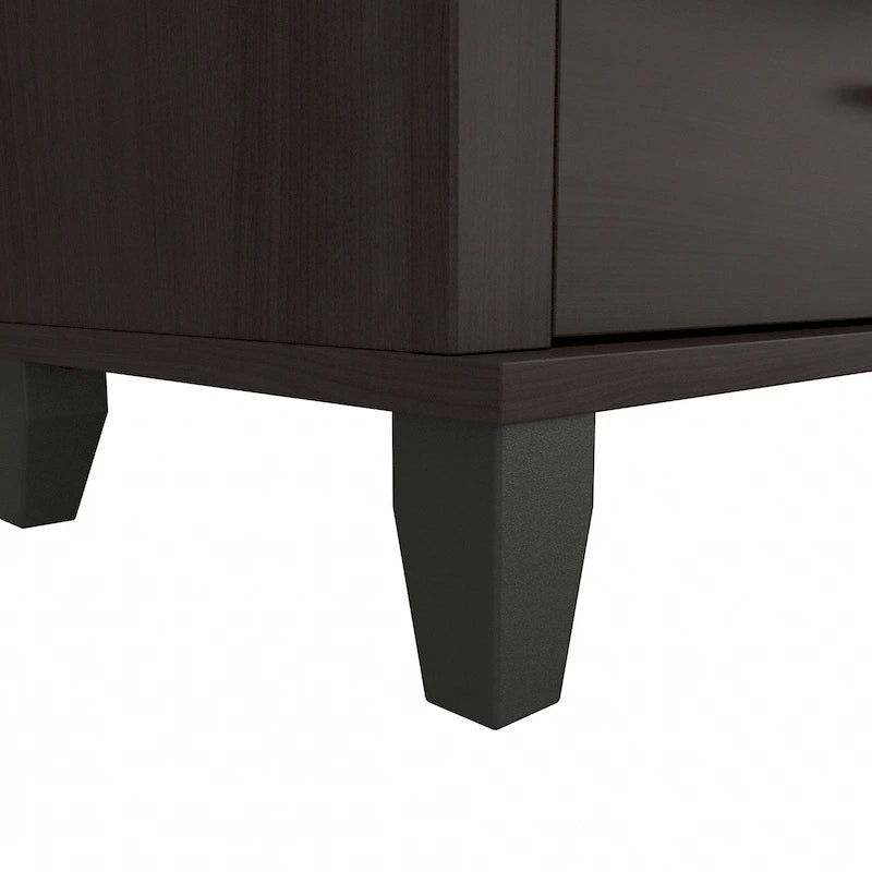 Transitional Grain-textured Grey Dresser