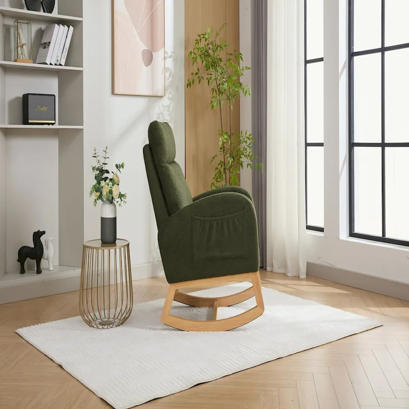 Teddy Fabric Rocking Chair