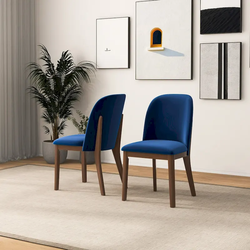 Linen Upholstered Dining Chair