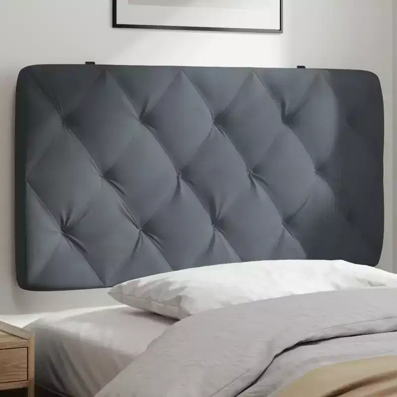 vidaXL Headboard Cushion Decorative Upholstered Pillow Back Bedroom Velvet