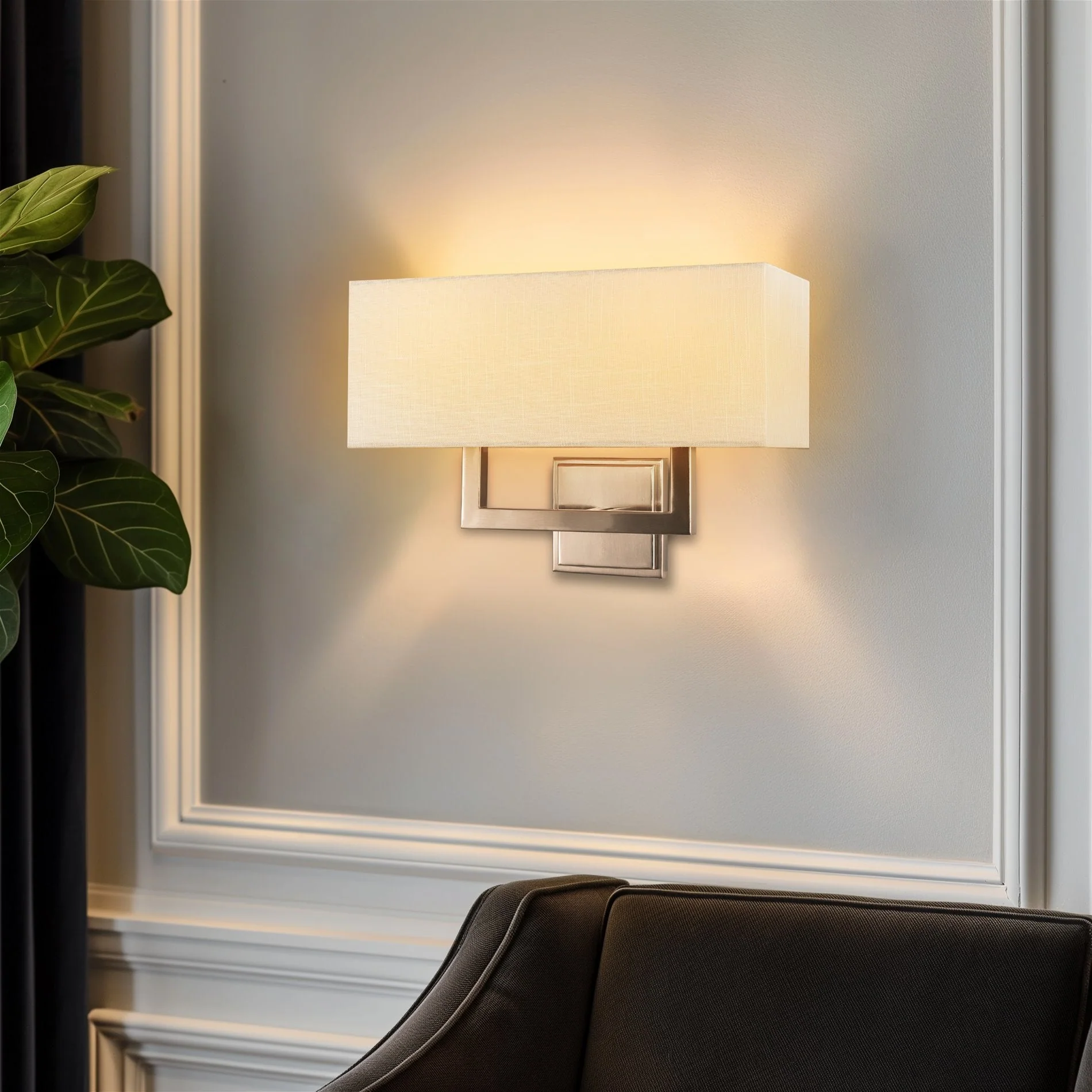 Haven 16 2-Light Modern Wall Sconce