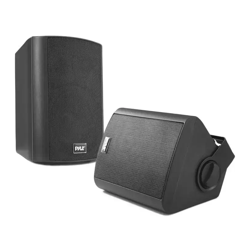 Pyle Audio PDWR62BTBK Wall Mount 6.5 Waterproof Bluetooth Indoor & Outdoor Speaker System (2 Pack)