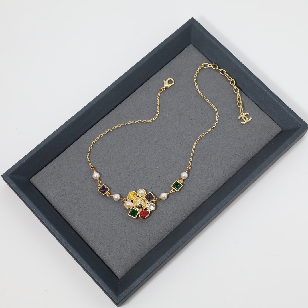 CCN498 Chanel choker necklace - ccjewelryacc