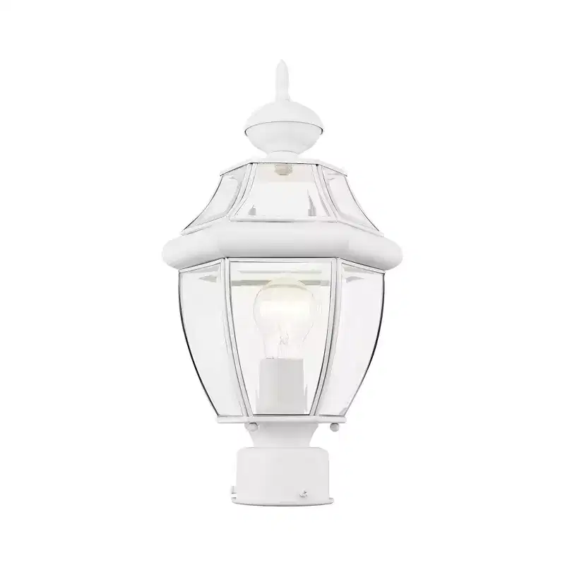 Livex Lighting Monterey 1 - Light Post Light in White