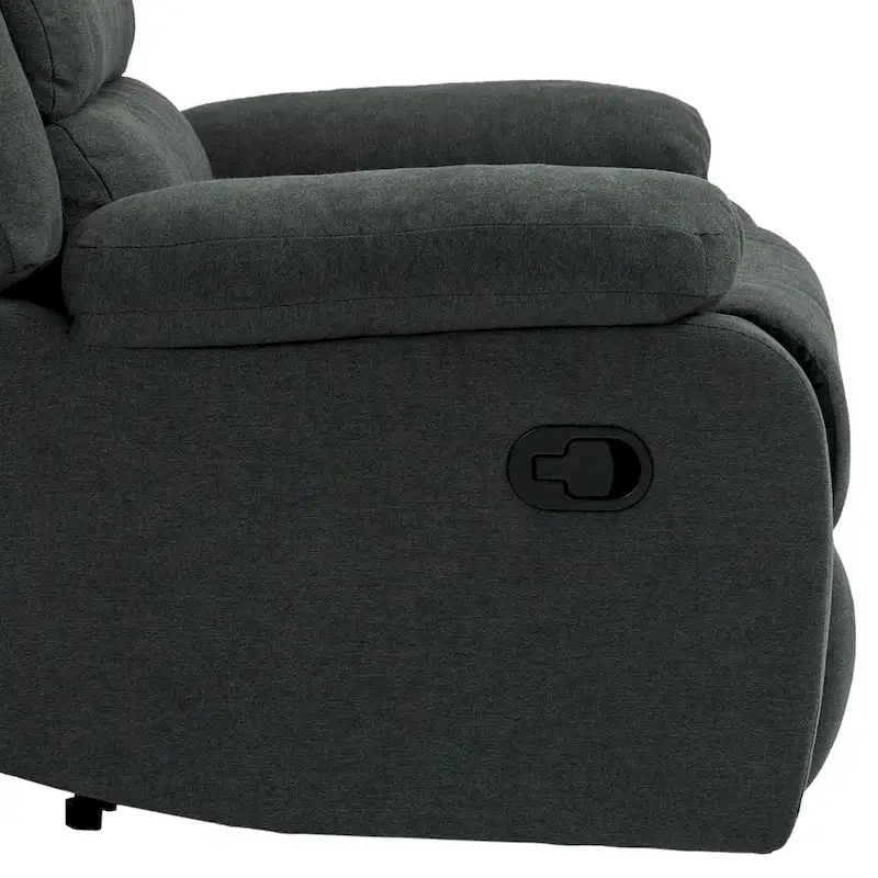 2Set Modern Lounger Adjustable Manual Recliner Chair