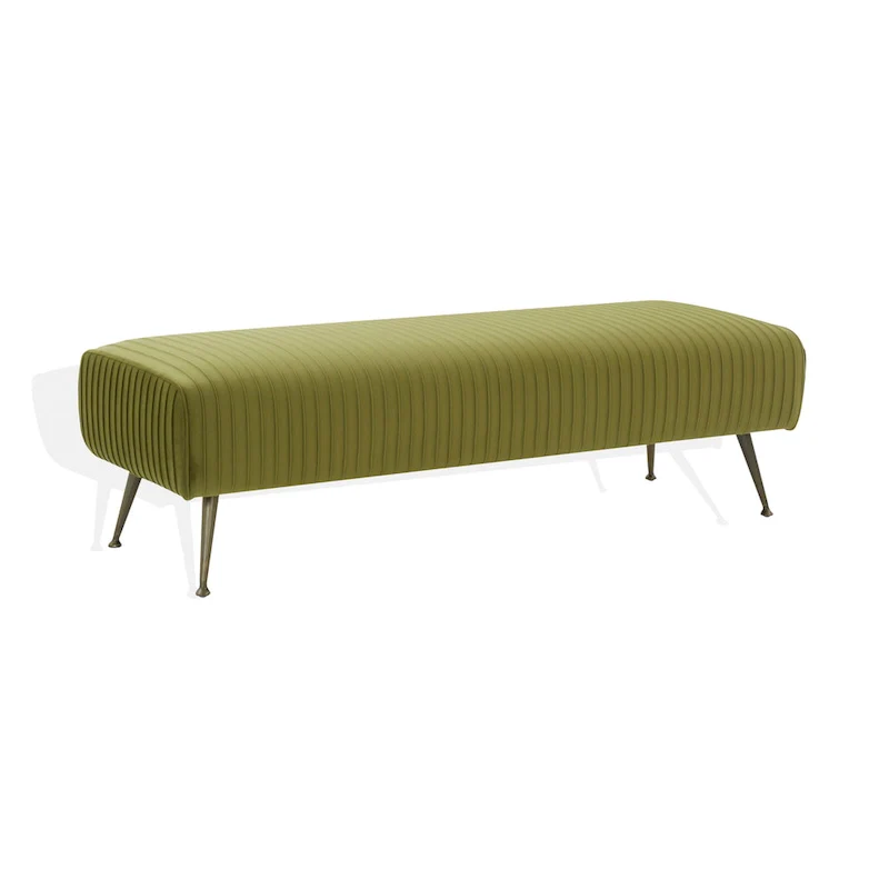 Contemporary Velvet Bench 60