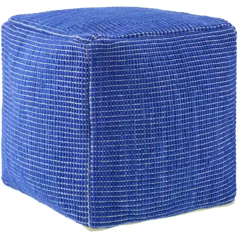 Chunky Grid Modern & Contemporary Pouf