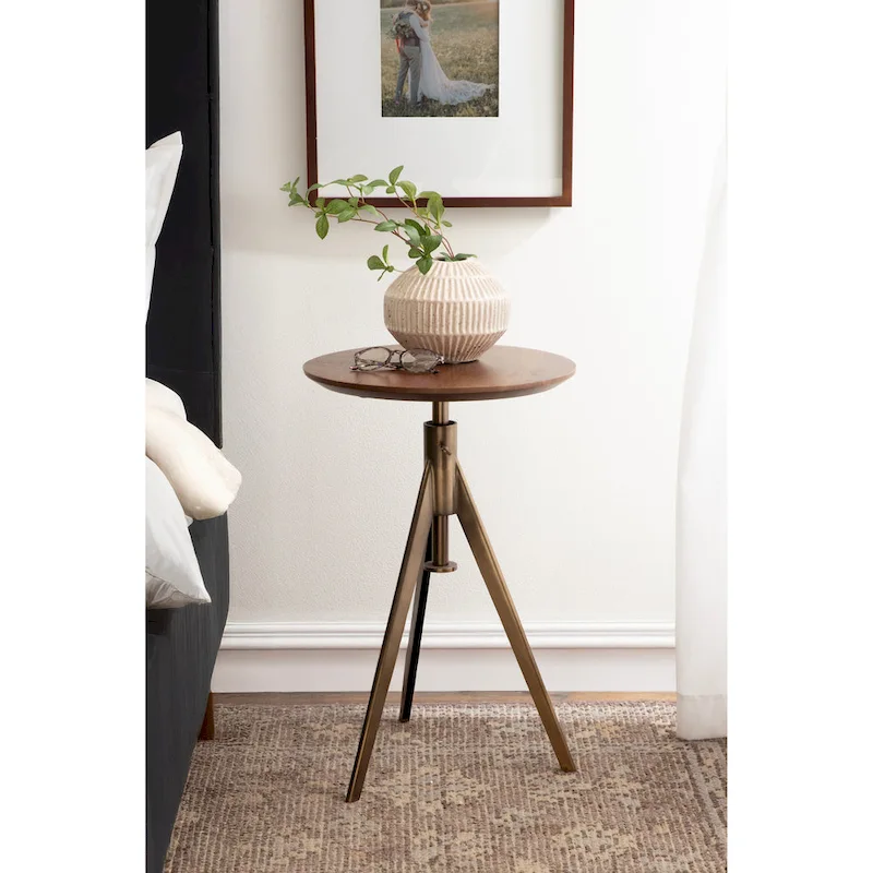 Kate and Laurel Keres Adjustable Side Table