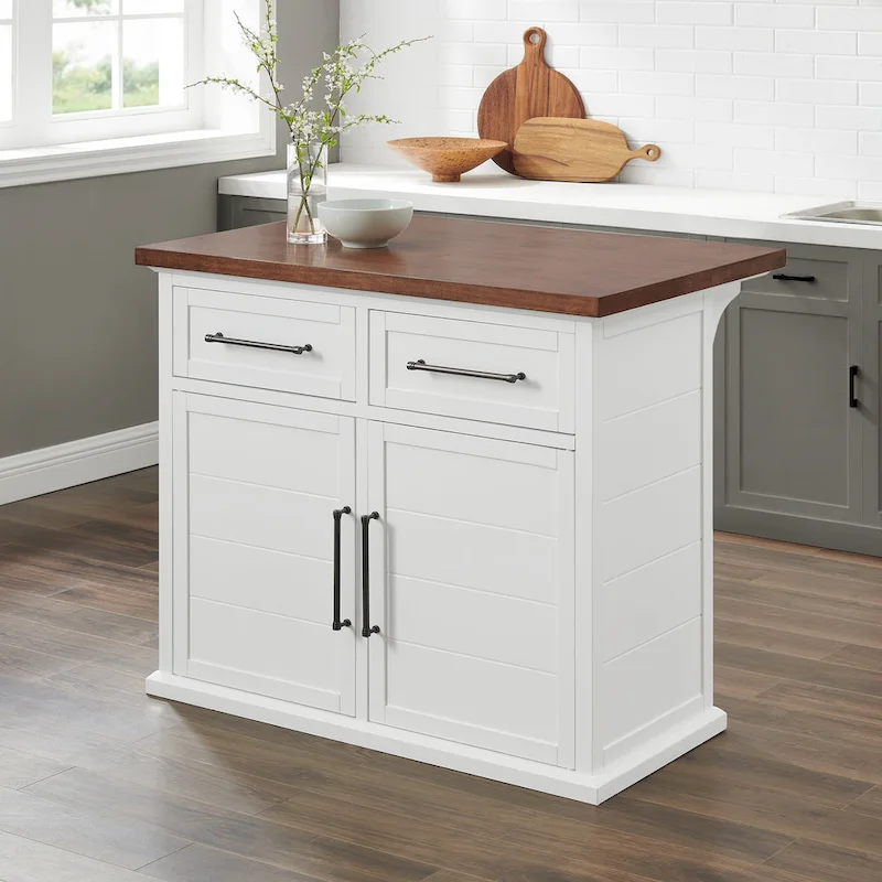 Crosley Bartlett Wood Top Kitchen Island - 27d x 42w x 36h