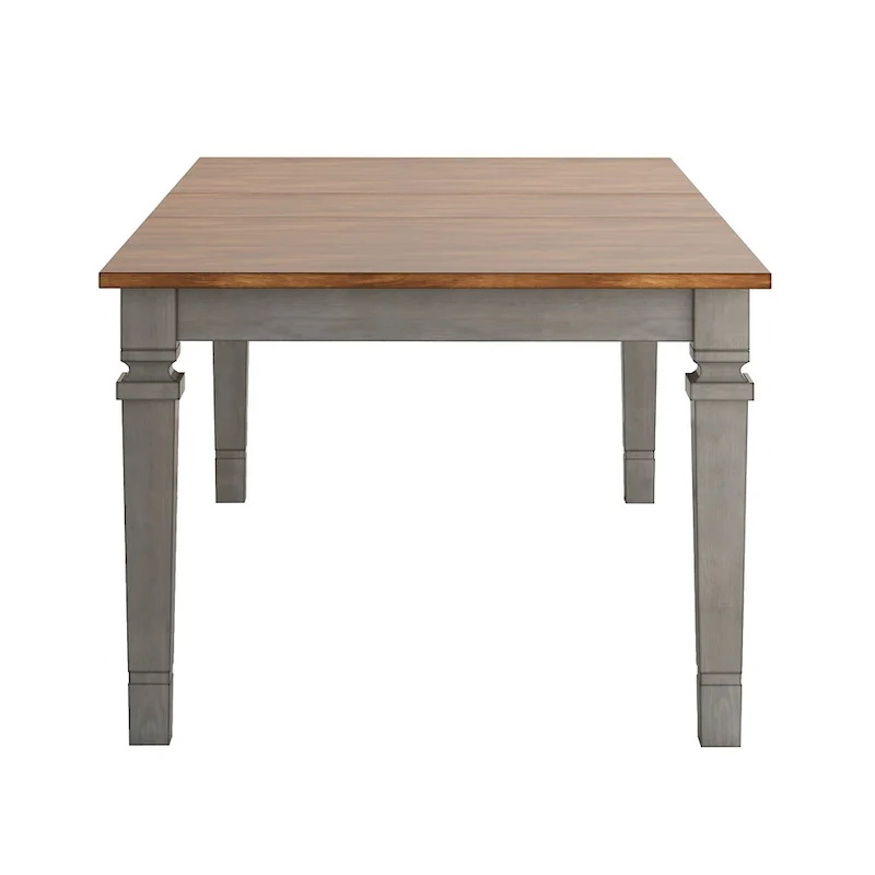 Elena Solid Wood Extendable Dining Table - Classic Style