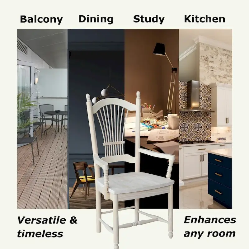 International Concepts Sheafback Chair with Arms