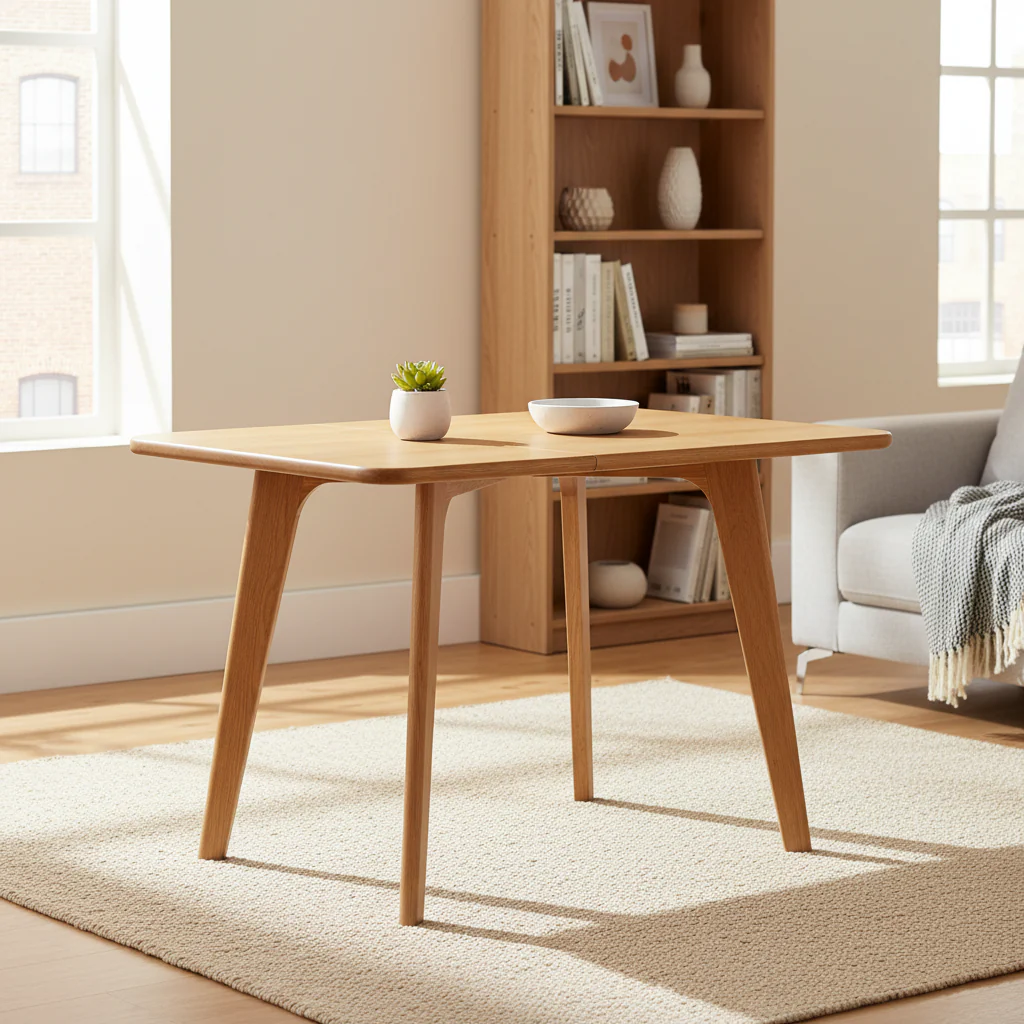 Couture Annliese Natural Gateleg Dining Table - 37 W x 30 D x 28 H - 37Wx30Dx28H
