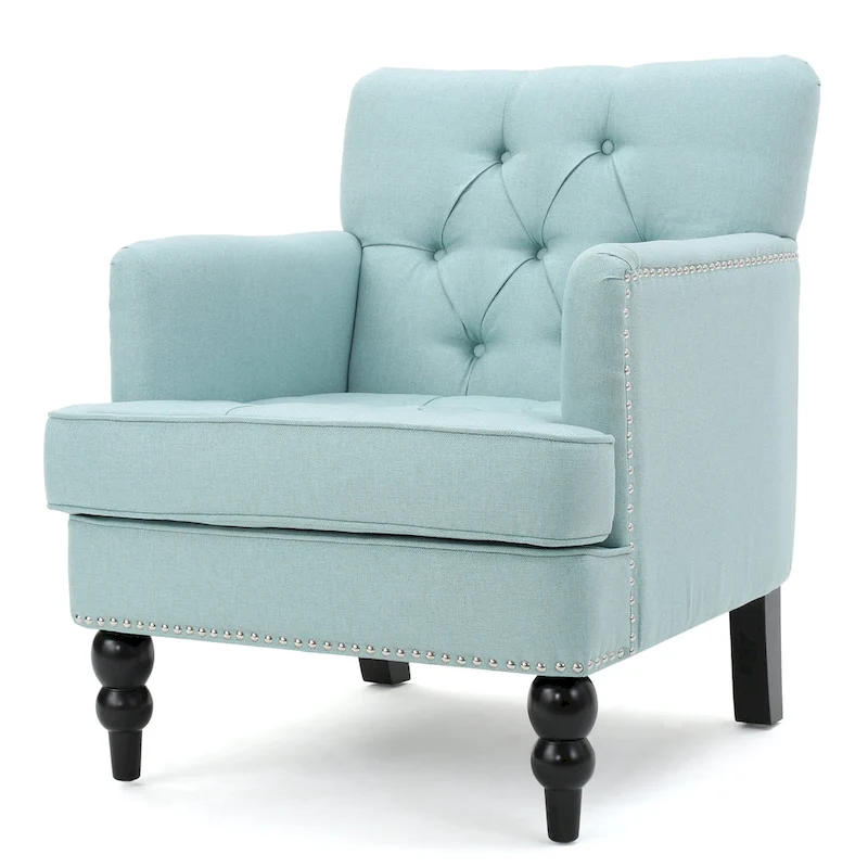 Malone Tufted Back Fabric Club Chair by Christopher Knight Home - 28.00 L x 29.50 W x 33.50 H